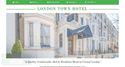 Desktop Screenshot of londontownhotel.co.uk